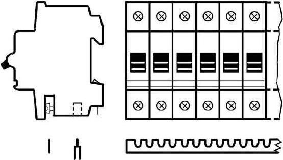 Produktbild ABB Univers.Kammschiene 1p. 12qmm 12TE SZ-KS 1/12