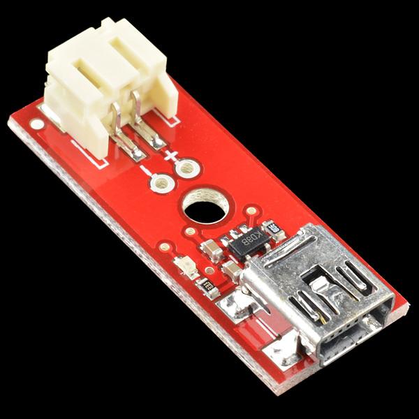 SparkFun Chargeur LiPo Basic Mini-USB (Boîtier de batterie)