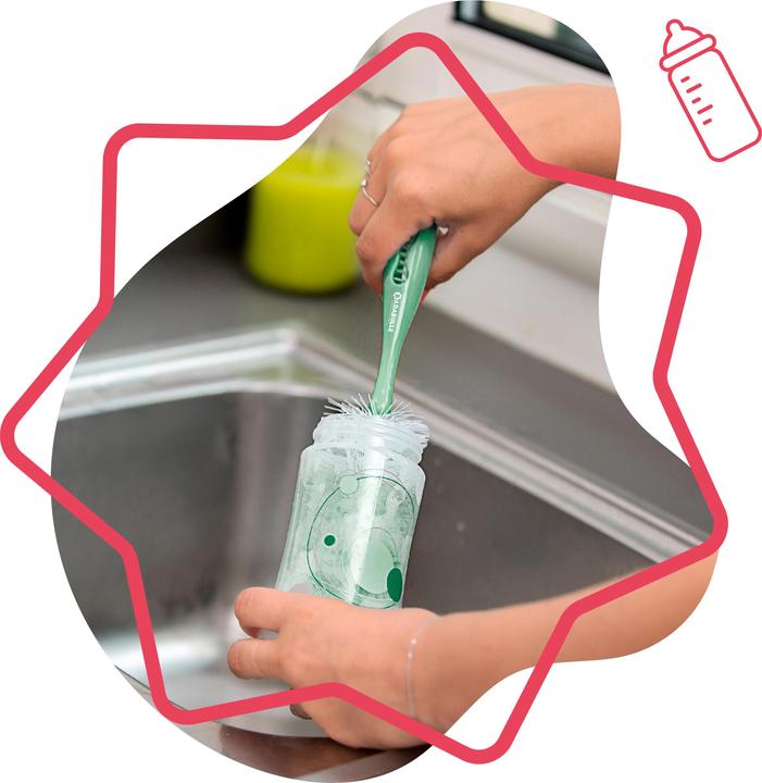 Image du produit Badabulle Brosse de nettoyage Soft Green