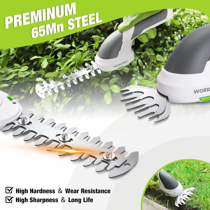 Produktbild Workpro Akku-Gartenschere mit 2 Messern