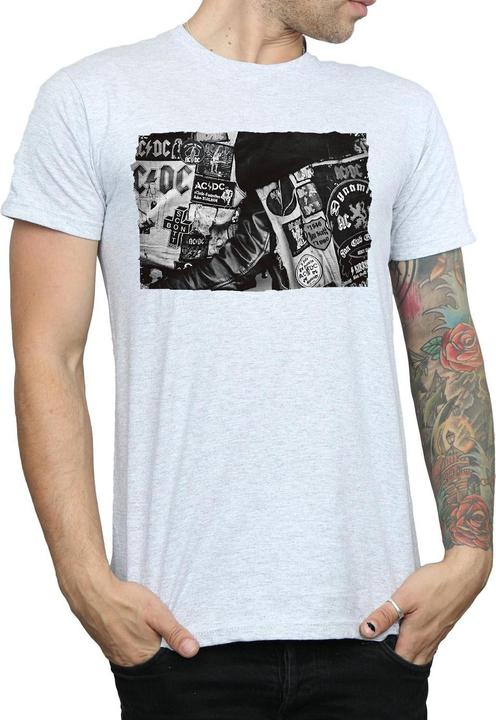 Produktbild AC/DC Badges And Posters Collection TShirt (3XL)