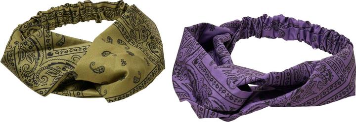 Produktbild Urban Classics Bandana Print Headband 2-Pack
