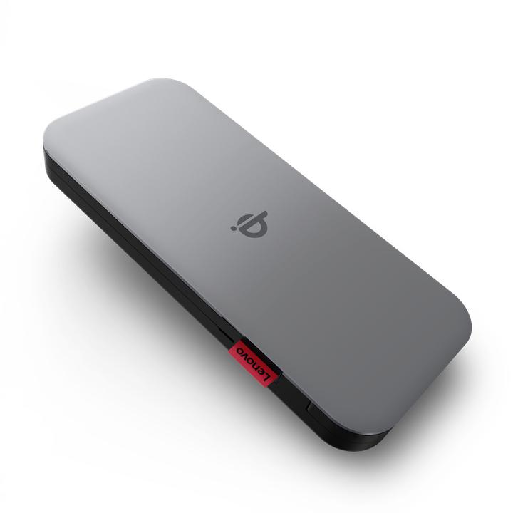 Actual product image Lenovo Go USB-C Mobile Power Bank + Qi Wireless (10000 mAh, 27 W, 38.50 Wh)