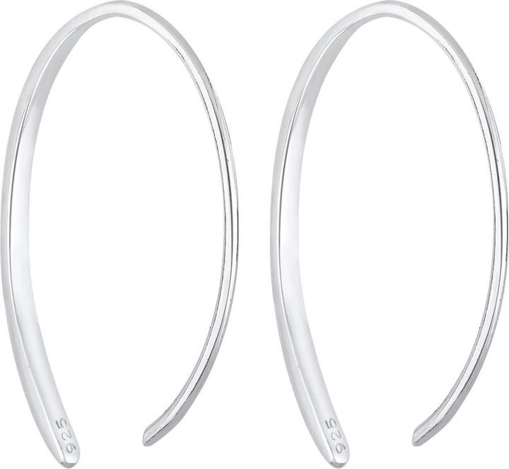 Image du produit Elli Basic Creolen Offenes Design (Argent Sterling)