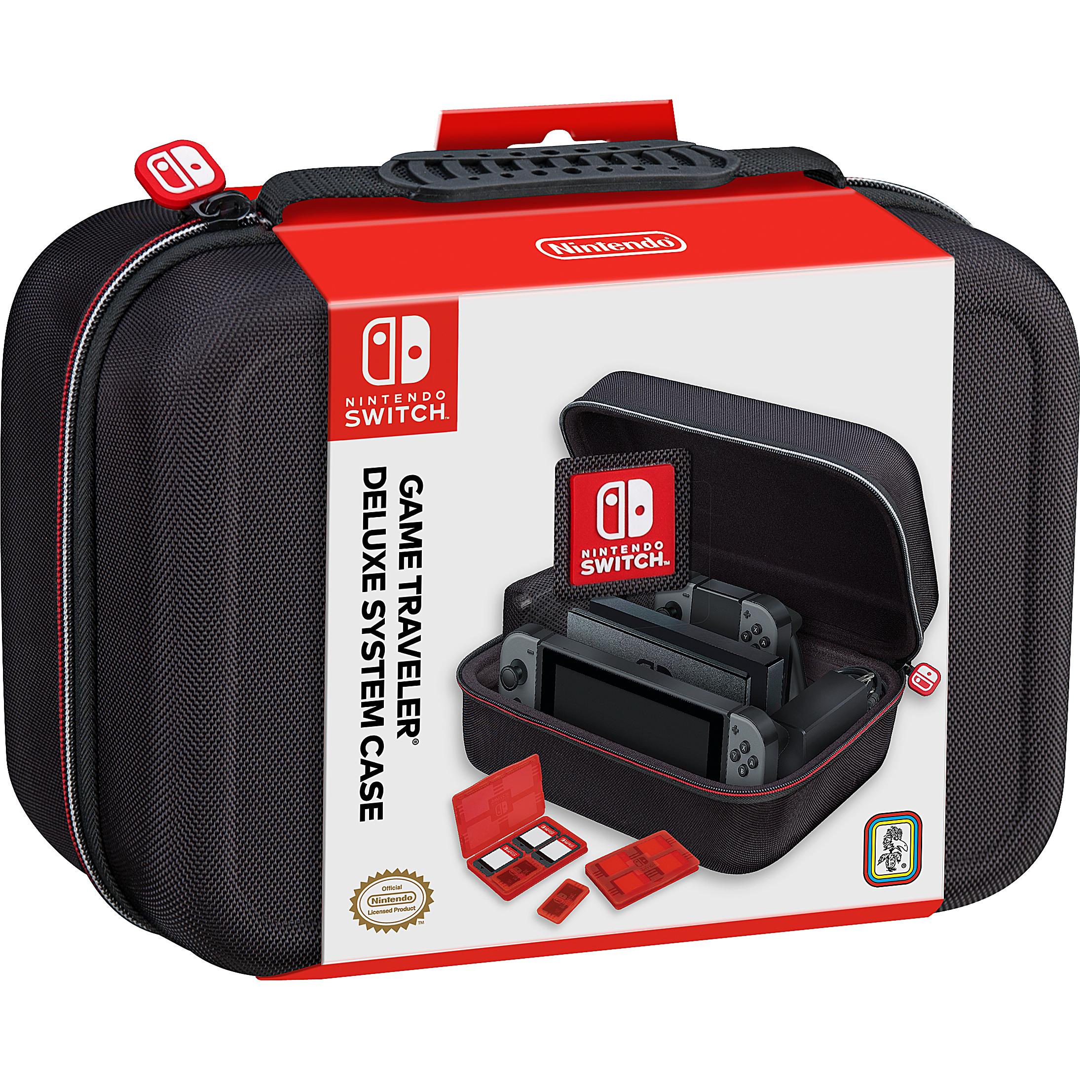 Bigben Game Traveler Deluxe System Case (Switch OLED, Switch), Weiteres Gaming Zubehör, Schwarz