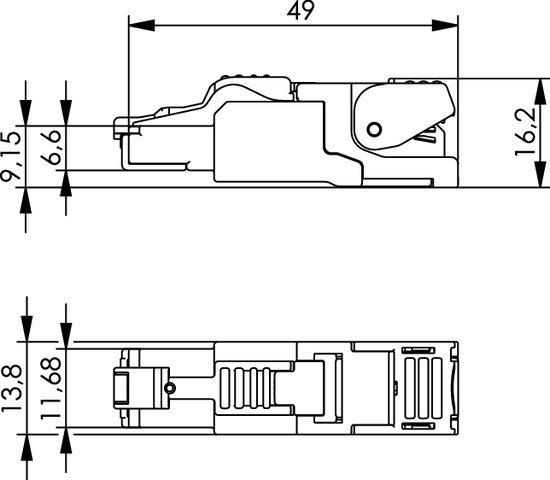 Produktbild Telegärtner J00026A2002 Kabelbinder (Kunststoffkabelbinder, 49 mm, 1 Stk.)