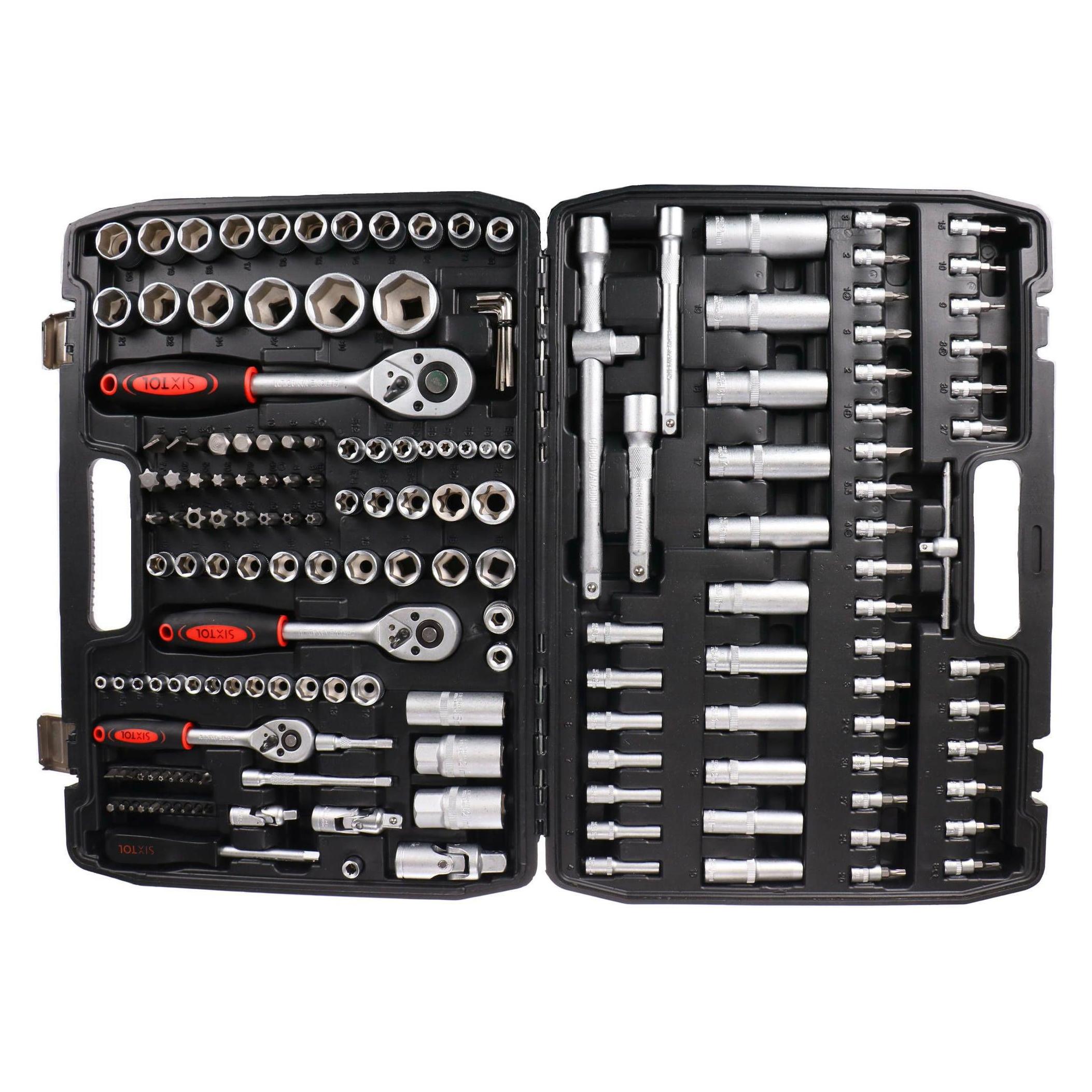 Sixtol Multicolore Chiave A Bussola + Esagonale, Gola Set Tool Set 171