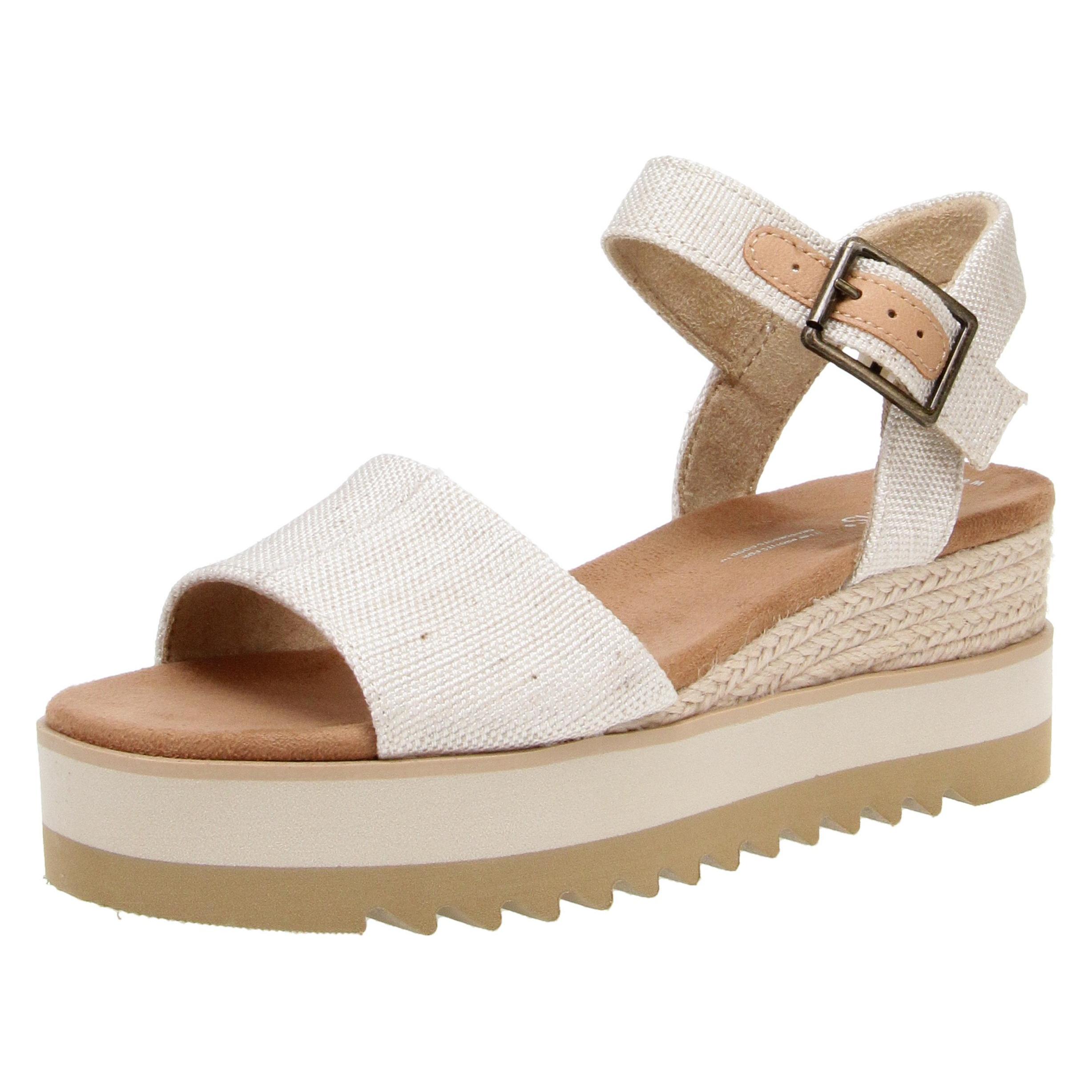 Toms, Damen, Sandalen, Diana, Beige, (39)