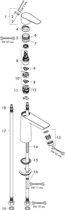 Produktbild hansgrohe Talis E Chrom