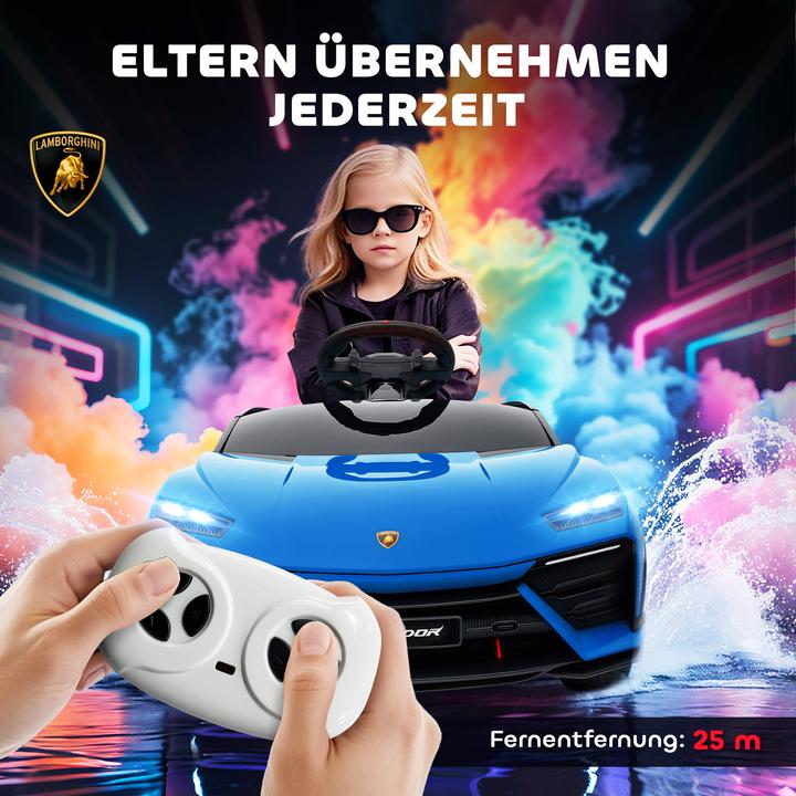 Produktbild Aiyaplay Elektroauto für Kinder Kunststoff, Stahl Blau (12 V)