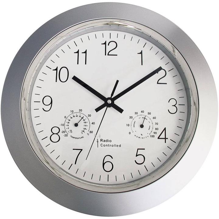 EuroTime Radiogestuurde wandklok 56004 34 cm x 5 c (34 cm)