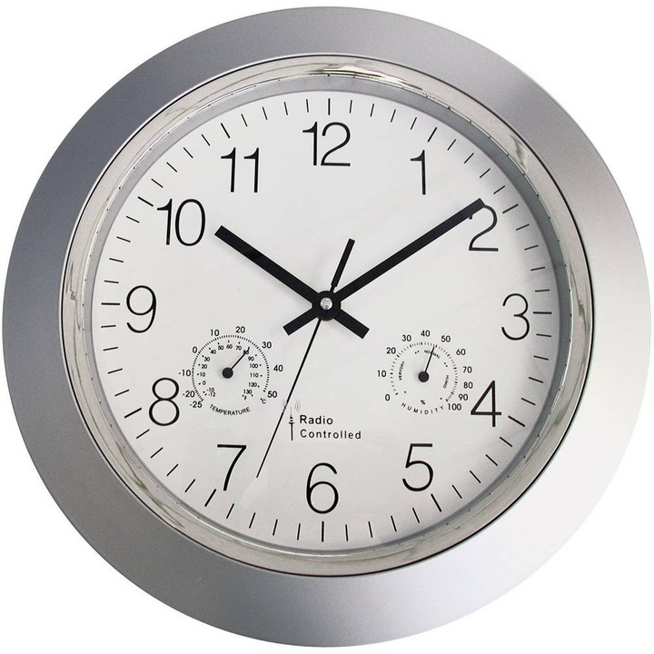 Immagine prodotto EuroTime Orologio da parete radiocontrollato 56004 34 cm x 5 c (34 cm)
