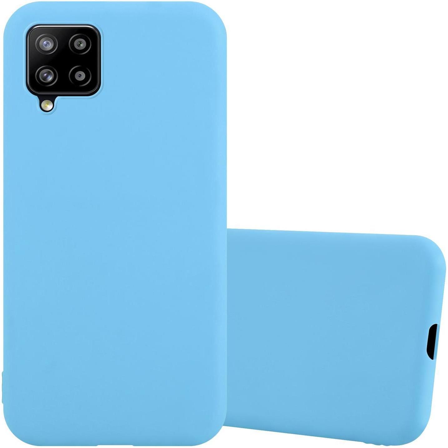 Cadorabo TPU Candy Cover (Samsung Galaxy A42 5G), Smartphone Hülle, Blau