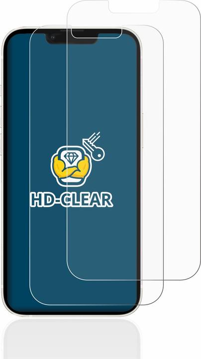 Produktbild BROTECT Schutzfolie Displayschutz Klar (2 Stück, Apple iPhone 13)