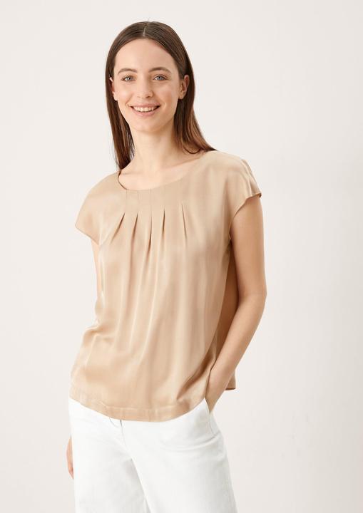 Image du produit s.Oliver Bluse Satinbluse mit Falten (40)