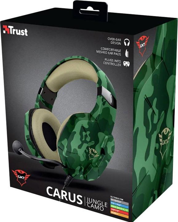 Produktbild Trust Headset GXT 323C Carus Camouflage (Kabelgebunden)