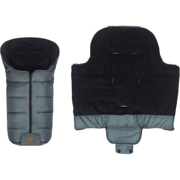 Thumbnail - Mica, Kinderwagen Fusssack, Winterfusssack Eco BIG - grau