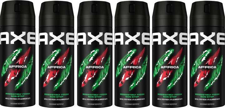 Actual product image AXE Deodorant & body spray Africa without aluminium salts 150 ml (Spray, 900 ml)