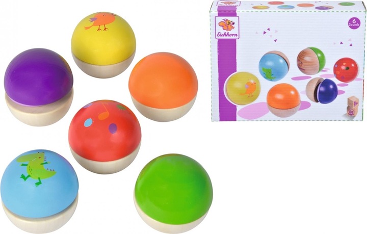 Actual product image Eichhorn Houten Muziekballen, 6st. (German)