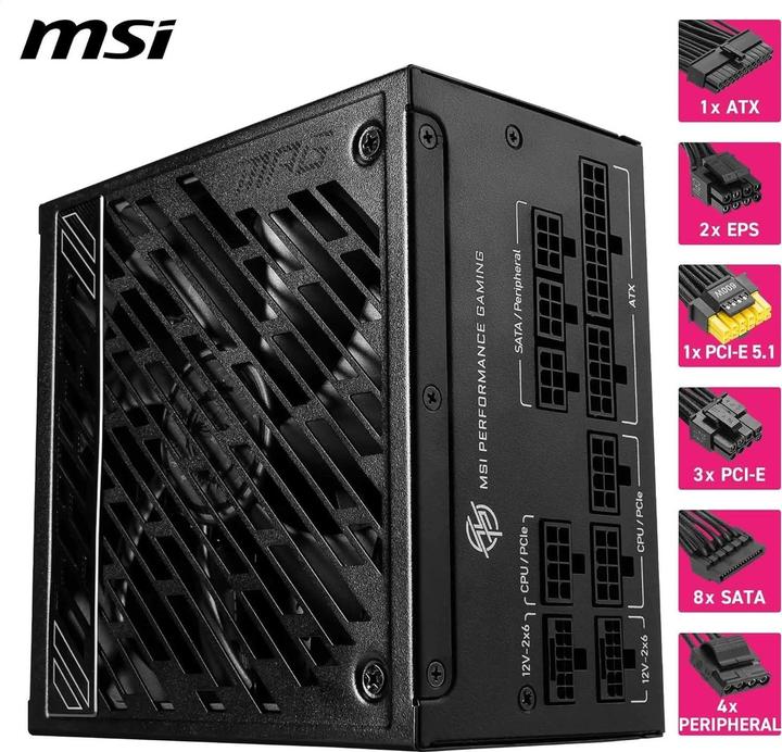 Productafbeelding MSI MPG A850GS (850 W)