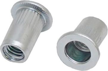 RS PRO Blind Niet, Ø 6.9mm x 13mm, Grau, Stahl, M5, 7mm, min. 0.5mm, max. 2.5mm
