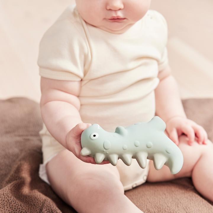 Actual product image OYOY Mini Teething Ring Dino Theo 14 x 4.5 cm (12 Months)