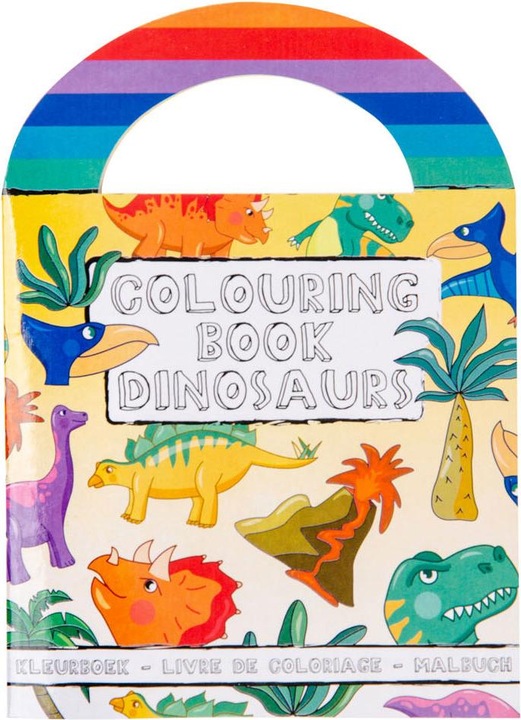 Actual product image LG-Imports Coloring book with dinosaur stickers