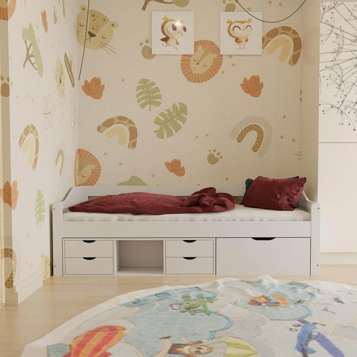Actual product image Juskys Nalu functional bed (90 x 200 cm)