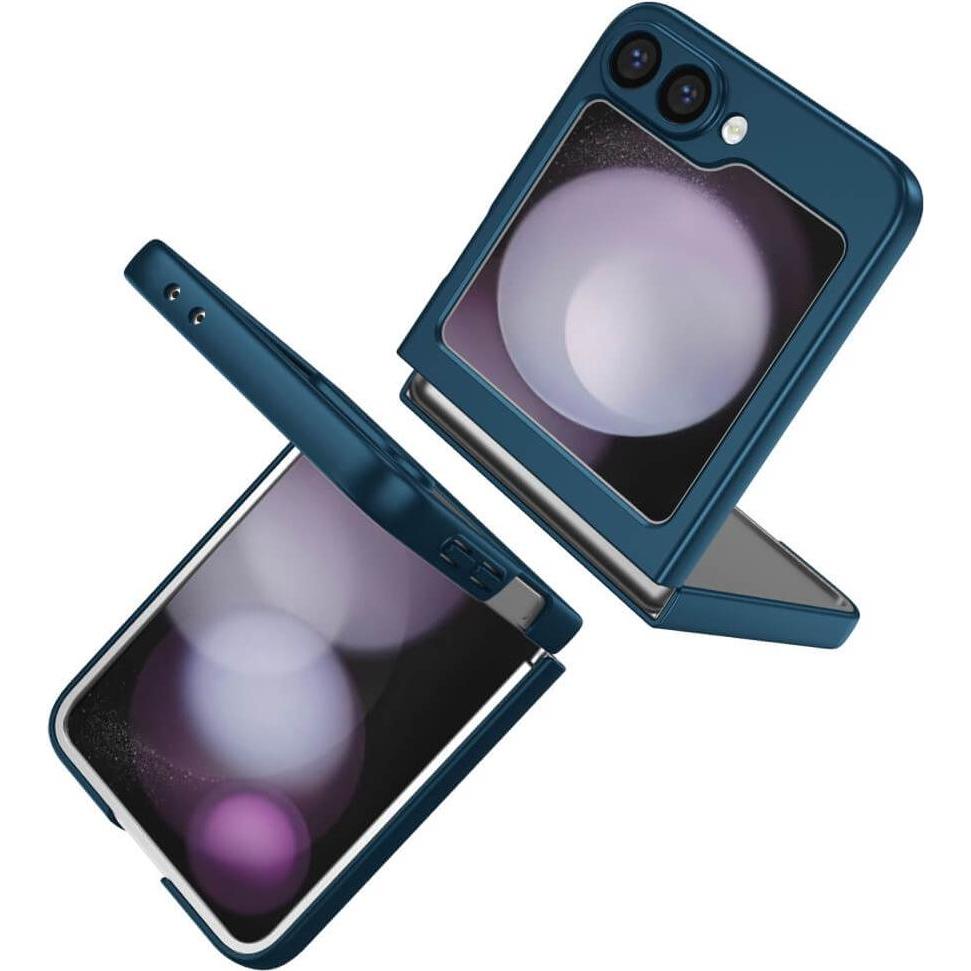 Thumbnail - Cover-Discount Galaxy Z Flip6 - 360-grad Schutzhülle mit Kickstand (Samsung Galaxy Z Flip6), Smartphone Hülle, Blau