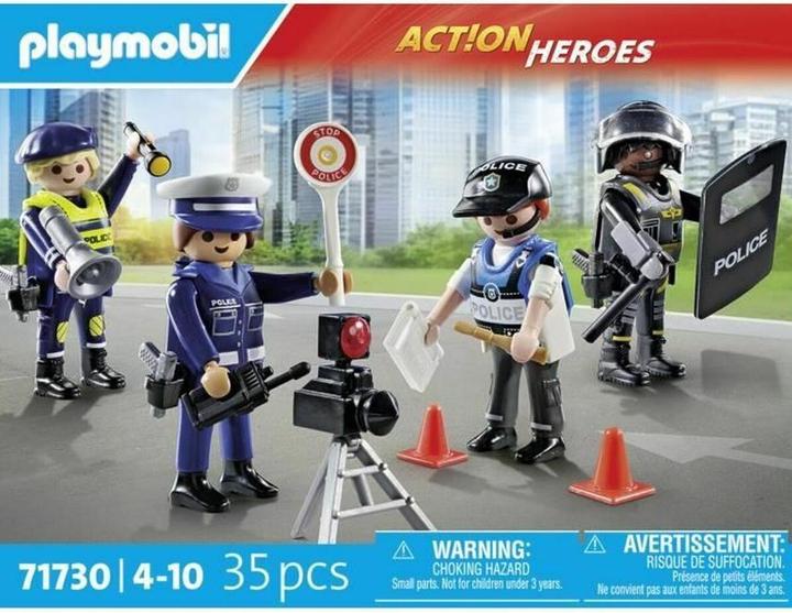 Actual product image Playmobil Police figure set (71730, Playmobil Action Heroes)