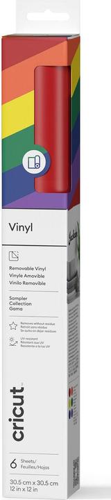 Image du produit Cricut Vinylfolie Musterpack Regenbogen 30.5 x 30.5 cm (6x)