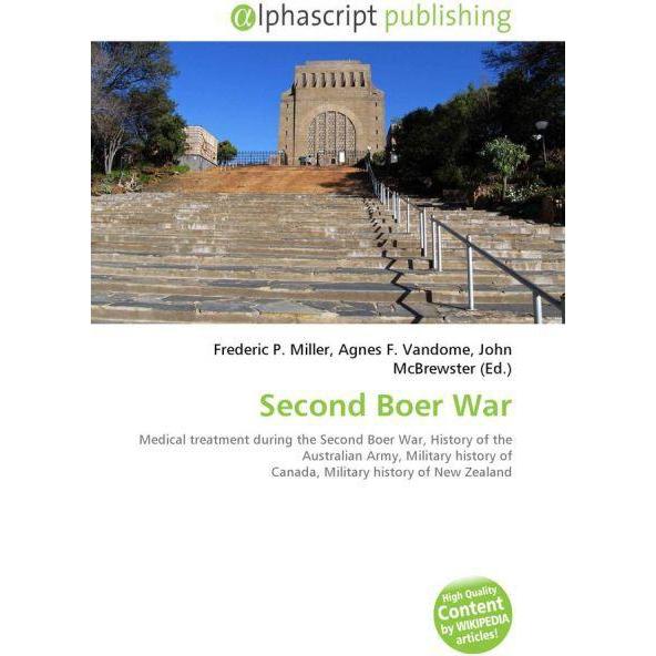 Second Boer War, Fachbücher von Agnes F. Vandome, Frederic P. Miller, John McBrewster