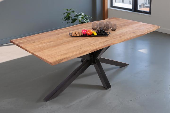 Actual product image SAM DEREK Baumkante massiv Akazie (160 x 85 x 77 cm)