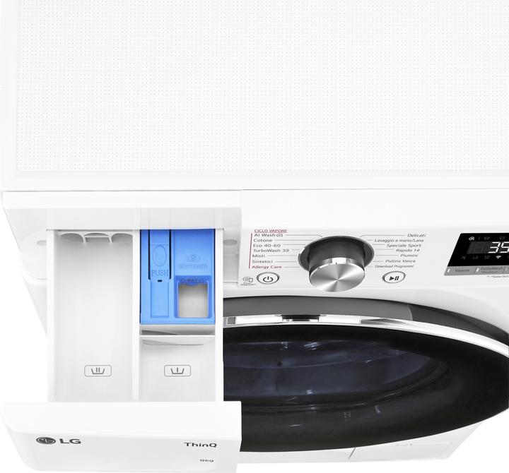 Actual product image LG F2R7S09TSWC (9 kg, Left)