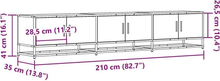 Image du produit vidaXL TV-Schrank (210 x 35 x 41 cm)