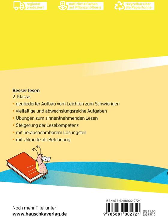 Produktbild Besser lesen 2. Klasse (Deutsch, Andrea Guckel, 2012)