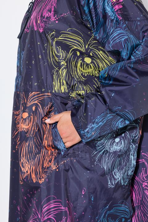 Actual product image Laurasøn Funktions-Regencape, Unisex, Print, Kapuze (One size)