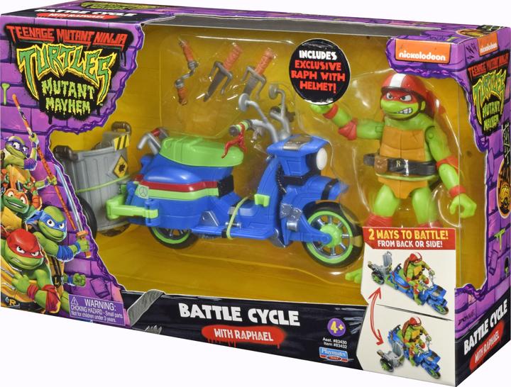 Image du produit Little Tikes Tortues Ninja - Vehicule deluxe avec figurine 12 cm - Raphael
