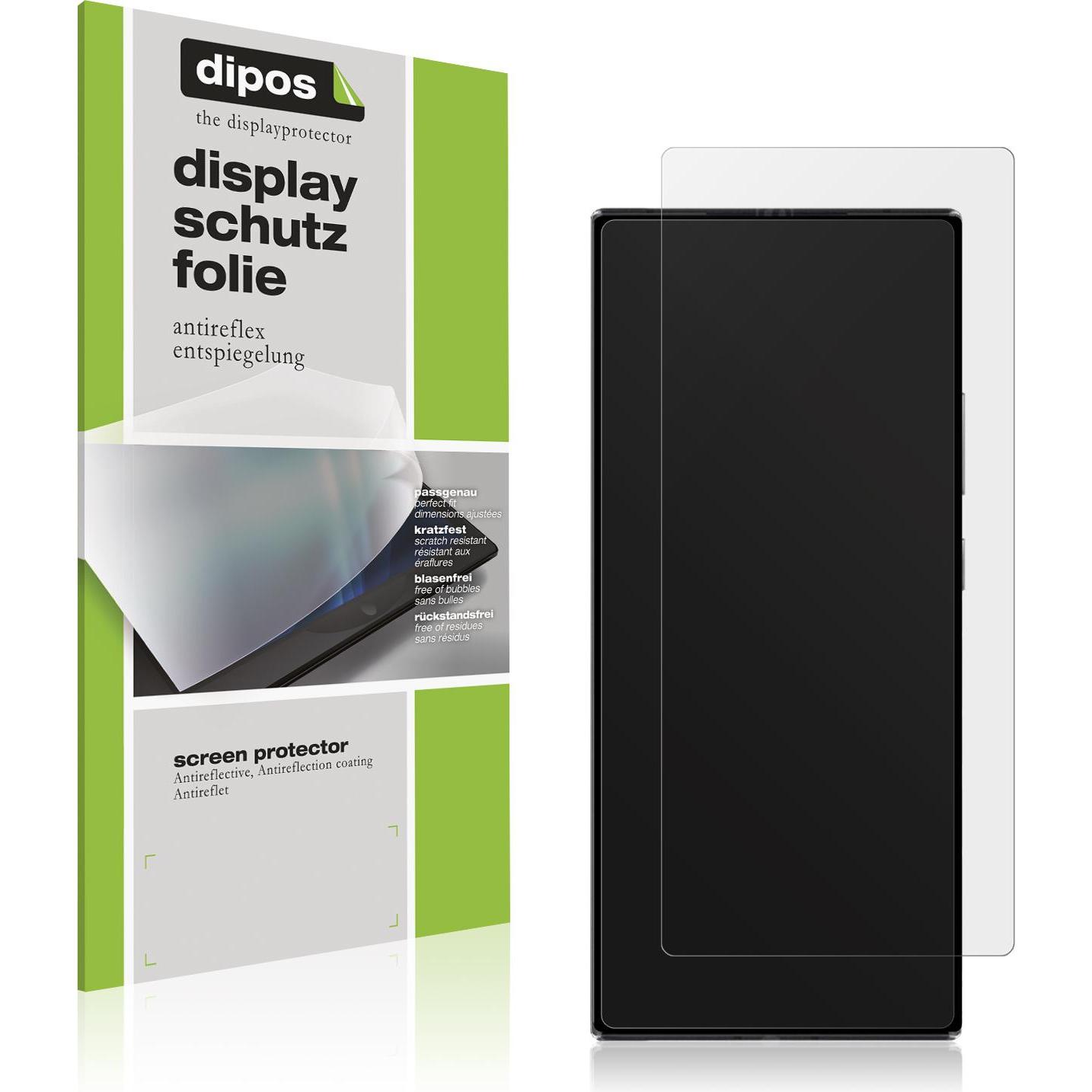 Dipos Displayschutzfolie Antireflex (5 Stück, ZTE Axon 40 Ultra), Smartphone Schutzfolie, Transparent