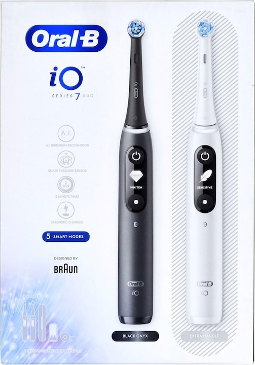 Actual product image Oral-B iO Series 7 Duo electric toothbrushes (Oscillating toothbrush)