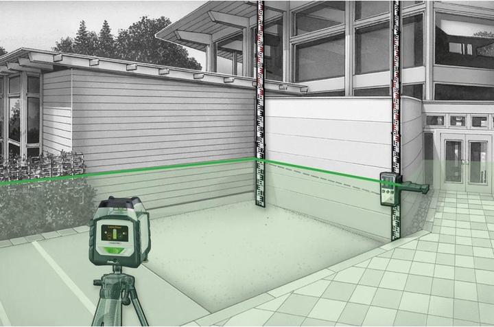 Produktbild Laserliner Hybridlaser Duraplane G360 Set 175cm (GRX 60 2Lithium LT 3m Hardcase) - 052.555A