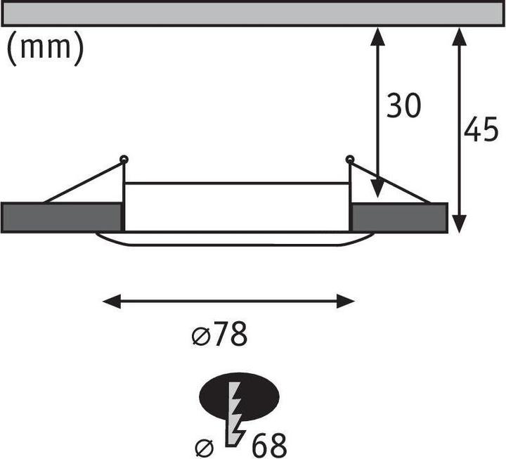 Produktbild Paulmann Einbauleuchte Nova Plus Set (425 lm)