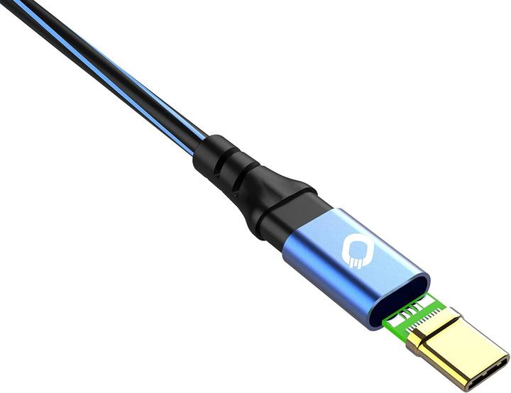 Produktbild Oehlbach USB Kabel 3.2 Gen1 (USB 3.0 / 3.1 Gen1) C™ Stecker, Stecker 1.00 m vergoldete Steckkontakte (1 m, USB 3.1)