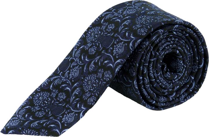 Actual product image JP1880 Silk tie, floral print, width approx. 3"