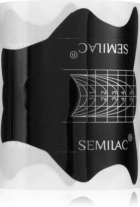 Actual product image Semilac Nail Extension Stencil 100 Pieces for Slim Gel and Acrylic Nails Finish (Artificial nails)