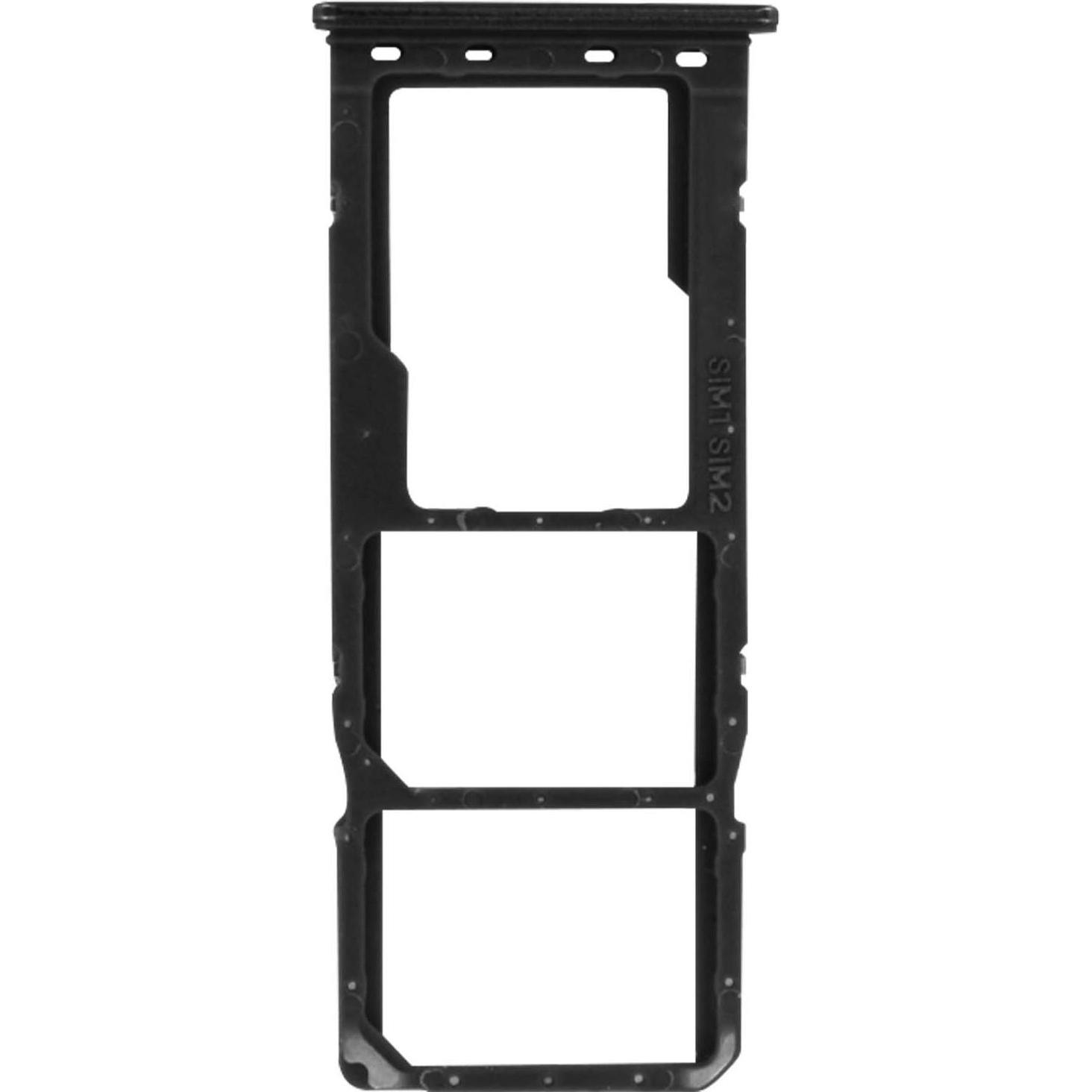 Clappio 2x SIM + 1x Micro-SD Kartenhalter Ersatzteil für Xiaomi Redmi Note 9 – Schwarz (SIM-Halterung, Xiaomi Redmi Note...