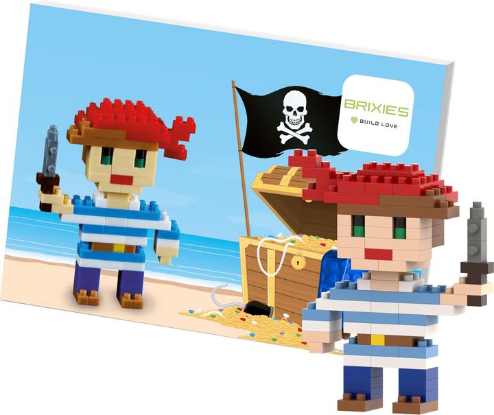 Actual product image Brixies Postcard pirate