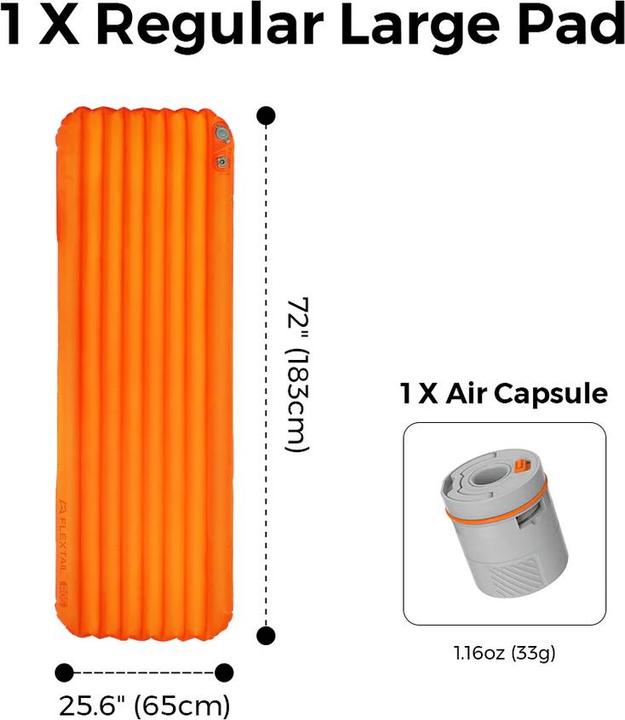 Actual product image Flextailgear TINY Schlafmatte AVS R05 Regular L