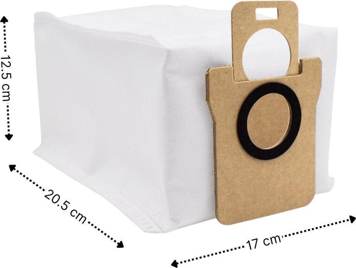 Immagine prodotto Hermex Alternative Staubbeutel zu Xiaomi Dreame Bot D10 Plus L10 Plus Z10 Pro (4 x)
