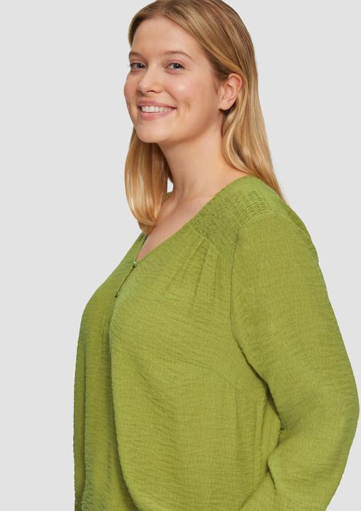 Image du produit S.Oliver Bluse Strukturierte Bluse aus Viskosemix mit Smok Detail (48)